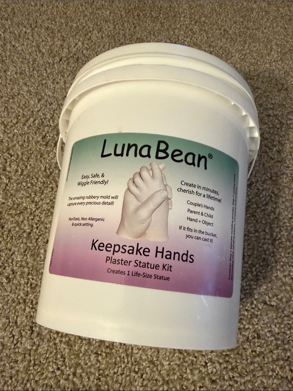 Keepsake Hands Plaster Kit — White